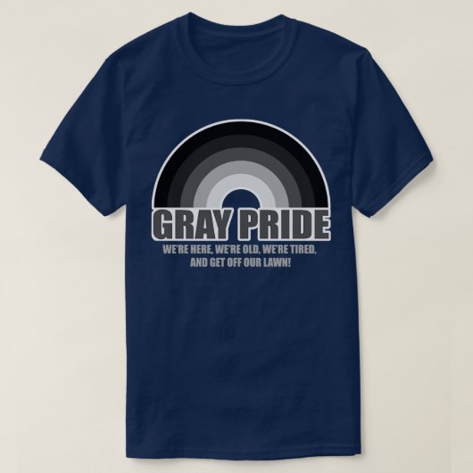 Grijze Pride T-shirt (Design voorkant)