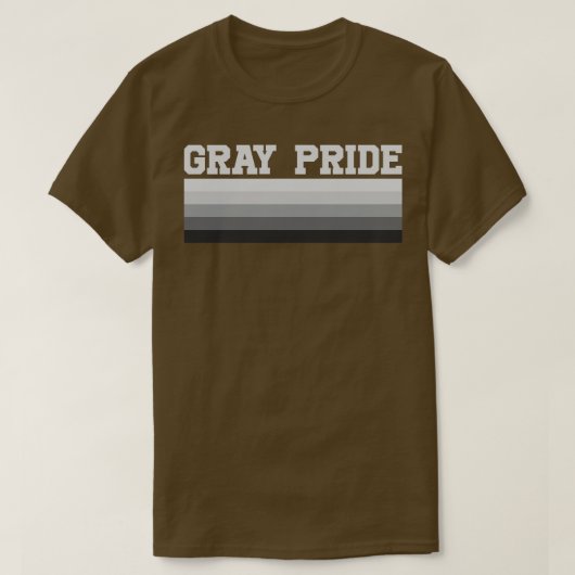 Grijze Pride T-shirt (Design voorkant)