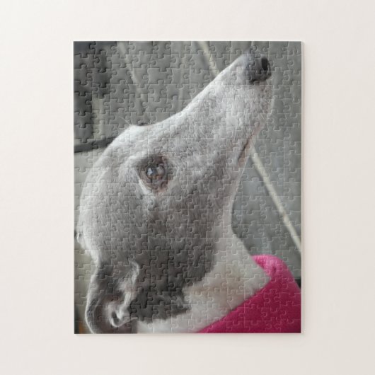 Grijze puzzel legpuzzel (Verticaal)