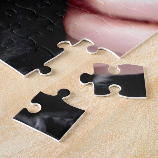 Grijze puzzel legpuzzel (Zijkant)