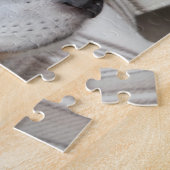 Grijze puzzel legpuzzel (Zijkant)