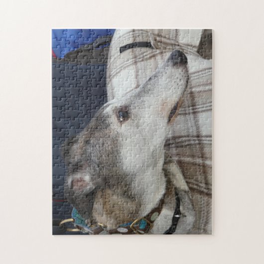 Grijze puzzel legpuzzel (Verticaal)