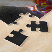 Grijze puzzel legpuzzel (Zijkant)