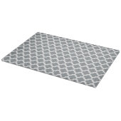 Grijze Quatrefoil Glass Cutting Board Snijplank (Hoek)