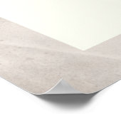 Grijze Ramadan Mubarak Arabische kalligrafie Poster (Hoek)