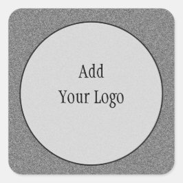 Grijze rand met lichte middellijn Sticker