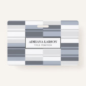 grijze rechthoek badge (Achterkant)