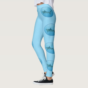 Grijze Reefshark, Yap Island - Fotografisch ontwer Leggings