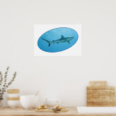 Grijze Reefshark, Yap Island - Fotografisch ontwer Poster (Keuken)