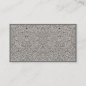 Grijze reflecties visitekaartje (Voorkant)