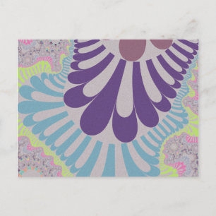 Grijze regenbooglijn briefkaart