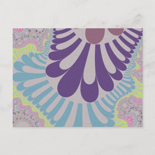 Grijze regenbooglijn briefkaart (Voorkant)