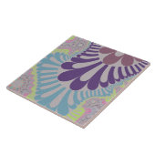 Grijze regenbooglijn tegeltje (Zijkant)