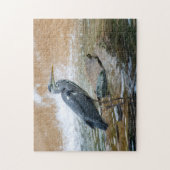 Grijze Reiger Legpuzzel (Verticaal)