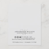 Grijze reiniging flyer (Achterkant)