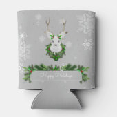 Grijze rendierkoeler blikjeskoeler (Achterkant)