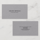 Grijze rendy Unieke professionele minimalistische  Visitekaartje (Voorkant / Achterkant)