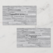 Grijze rendy Unieke professionele minimalistische  Visitekaartje (Voorkant / Achterkant)