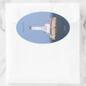 Grijze riffen Lichte sticker (Tas)