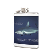 Grijze rifhaai in Yap Micronesia Giant Coffee Mok Heupfles (Links)