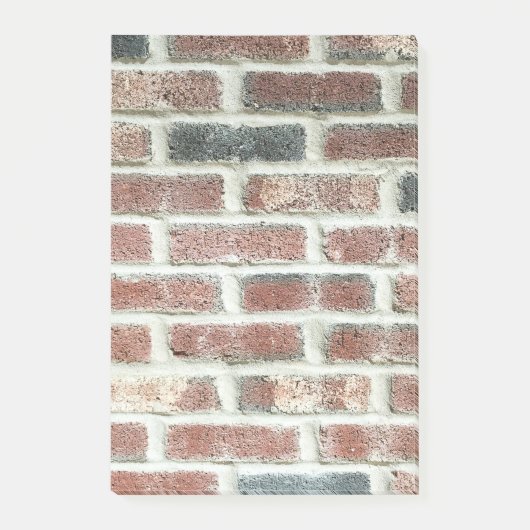 Grijze rode bakstenen Wandachtergrond Brick textuu Post-it® Notes (Voorkant)