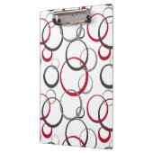 grijze rode cirkels wit klembord (Links)