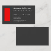 Grijze rode makreel Kunstmatige Visitekaartje met  (Voorkant / Achterkant)