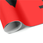 Grijze Rood Achtergrond Liefde Huwelijk  Cadeaupapier (Rol Hoek)