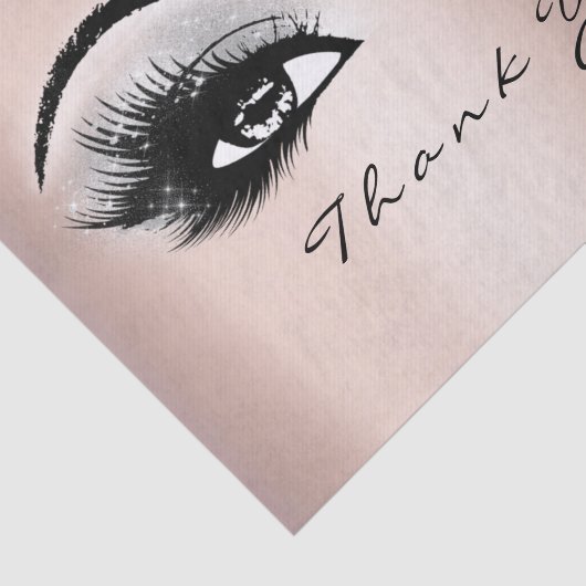 Grijze Roos Goudvlekken Hartelijk dank Tissuepapier (Detail)