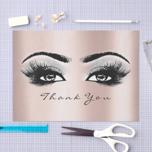 Grijze Roos Goudvlekken Hartelijk dank Tissuepapier (Craft)