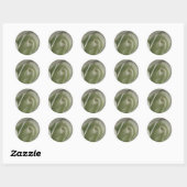 Grijze Roos sticker Wedding Envelope Seal (Vel)