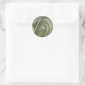 Grijze Roos sticker Wedding Envelope Seal (Tas)