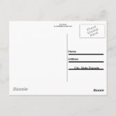 Grijze Rotsen Briefkaart (Achterkant)