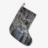 Grijze rotsformatie kleine kerstsok (Voorkant (Hangend))