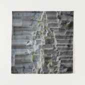 Grijze rotsformatie wandkleed (Voorkant (horizontaal))