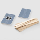 Grijze rouwkaarten handwaaier (Niet-gemonteerd)