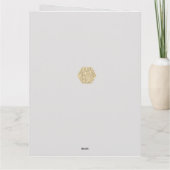  grijze roze Ballerinas Prinses 1e verjaardag Kaart (Achterkant)