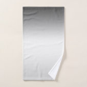 Grijze roze ombre bad handdoek (Handdoek)