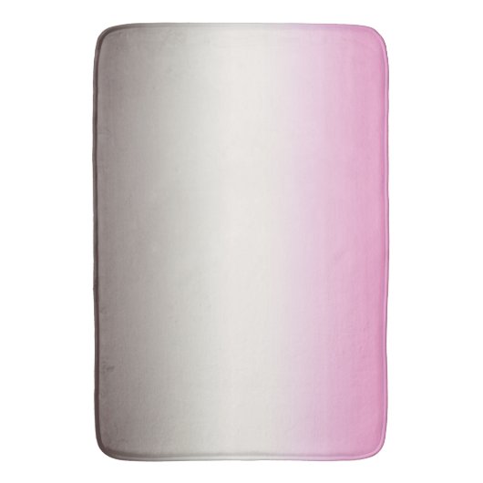 Grijze roze ombre badmat (Voorkant Verticaal)
