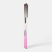 Grijze roze ombre iPhone hoesje (Rechterkant)