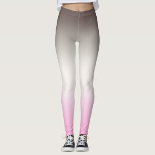 Grijze roze ombre leggings