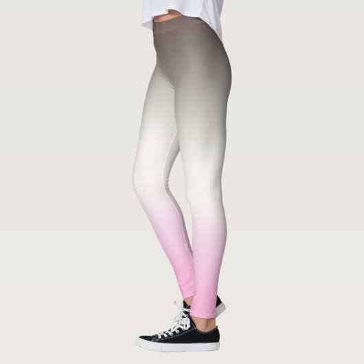Grijze roze ombre leggings (Links)
