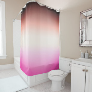 Grijze roze ombre Showgordijn Douchegordijn
