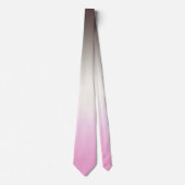 Grijze roze ombre stropdas (Voorkant)