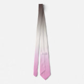 Grijze roze ombre stropdas (Achterkant)