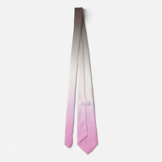 Grijze roze ombre stropdas (Achterkant)