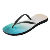 Grijze roze ombre teenslippers (Schuin)