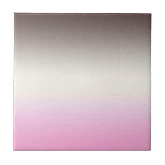 Grijze roze ombre tegeltje (Voorkant)