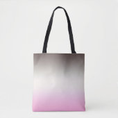 Grijze roze ombre tote bag (Voorkant)