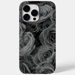 Grijze rozen, grijze bloemfoto Case-Mate iPhone 14 pro max hoesje